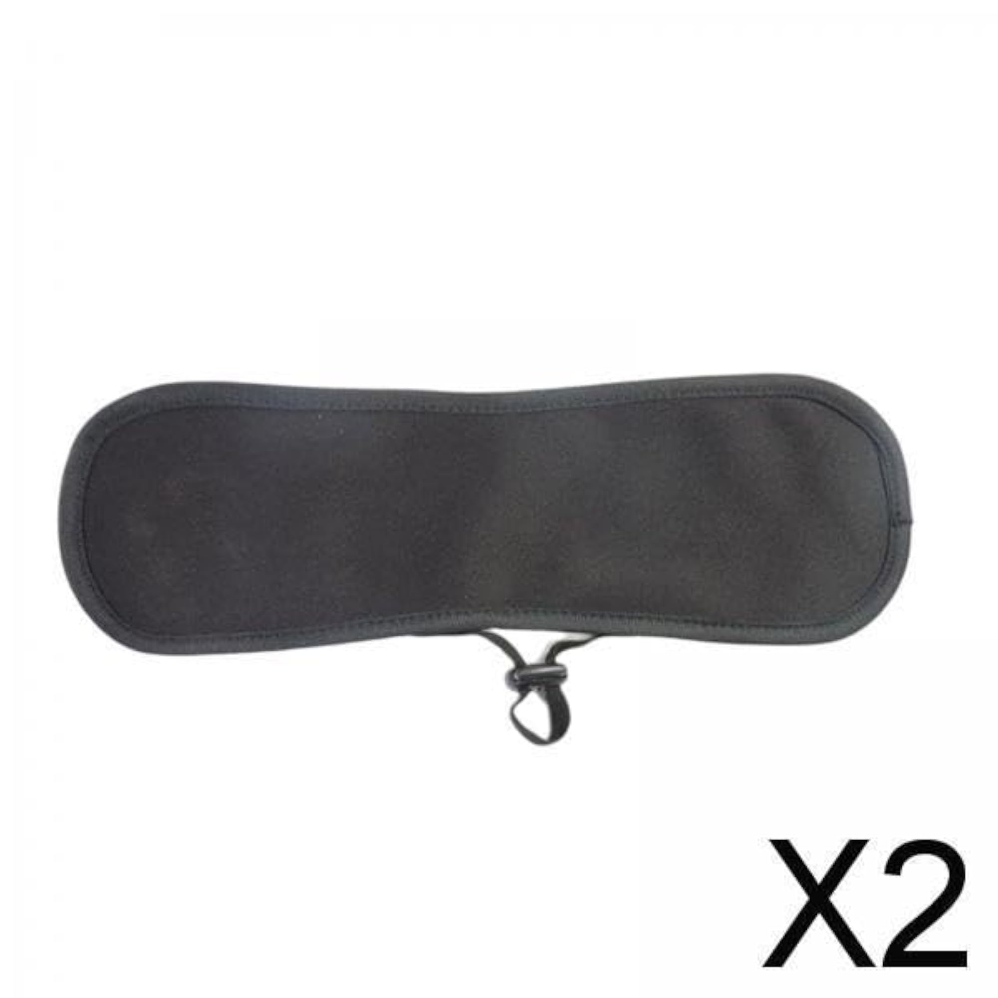 2x Castor Oil Neck Pack Wrap Pad with Adjustable Buckle