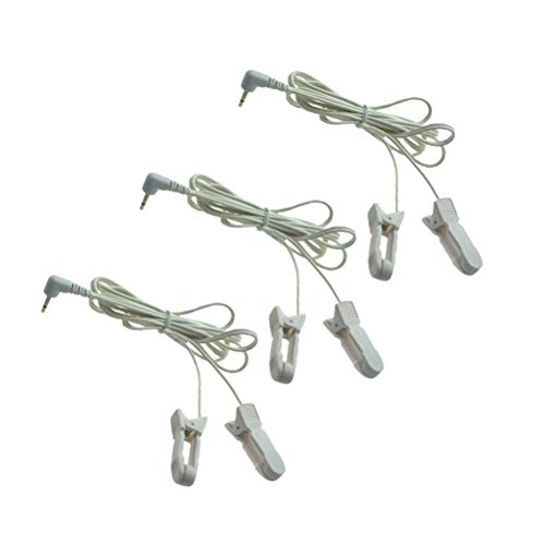 ABOOFAN 3 peças de choque elétrico Pluse Clímax Masturbação mamilo grampos labiais grampos brinquedo