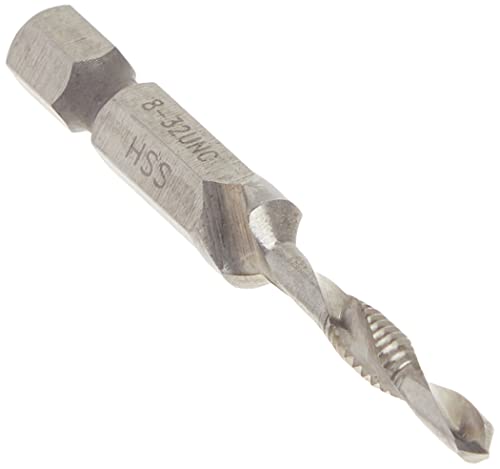 Dewalt Dwadtqtr832 Impact Ready 8-32 Unc Drill Tap, 1/4" Capacity #TOP1