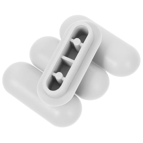 Yardenfun 4 piezas Almohadillas Protectores para Tapa Wc Bumpers Silicona Antideslizantes y Silenciosos Accesorios Baño con Adhesivo Fuerte Compatibles con Asientos de Inodoro Transparente
