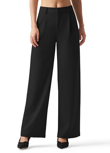 Willit Women's Work Pants Wide Leg Dress Pants High Waisted Casual Business Office Pants Slacks 29