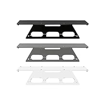 2020 Ford F250 Super Duty Aluminum Body Truck Compatible - No-Drill Mounting Plate - Magnetic - 24" x 8" - No Cam - Black