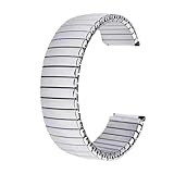 bracelet ancien argent saphir 【Bracelet extensible en acier inoxydable】Le bracelet de montre en métal est doté d'une conception élastique. Sa longueur est d'environ 155 mm et sa conception flexible s'adapte en douceur à votre poignet for un port sûr et confortable toute la journée.