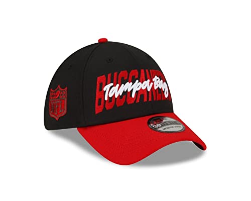 New Era Tampa Bay Buccaneers 2022 NFL Draft Black Red 39Thirty Stretch Cap - M - L