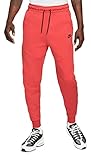 Nike mens Sportswear Tech Fleece Jogger, Lobster/Black, Large