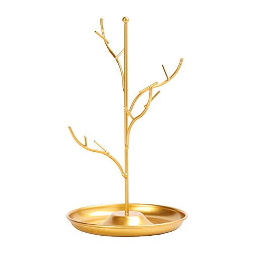 EUBUY Jewelry Tree Stand Organizer, Earring Holder Display Stand for Earrings, Dangling Stud Necklaces, Bracelet Rings
