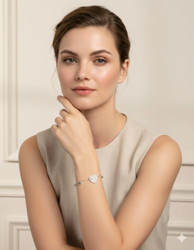 Image of KOURA 925 Sterling Silver Bracelet for Women & Girls | Sleek Adjustable Link Design | Timeless Silver Jewellery for Everyday Use, Work, Celebrations & Thoughtful Gifting