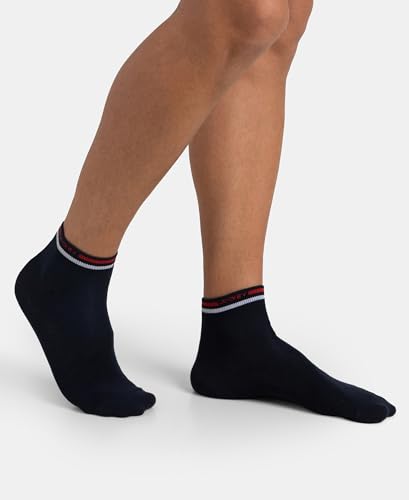 Image of Jockey 7002 Men Compact Cotton Elastane Stretch Ankle Length Socks with StayFresh Treatment (Pack of 2)