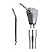 TDOU 2PCS Dental Air Water Spray Syringe Triple 3 Way 2 Nozzles Tips Metal Handle + 4Pcs Metal Alloy Nozzles/Tips/Tube