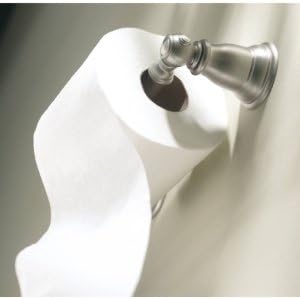 Moen YB5408PB Kingsley Collection Traditional Pivoting Toilet Paper Holder, Polished Brass image 3