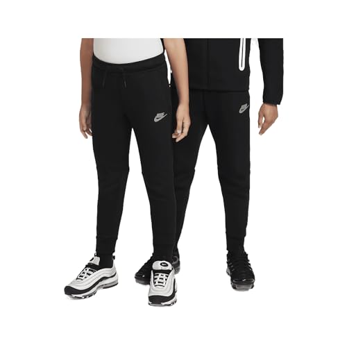Nike Sportswear Tech Fleece Big Kids' Reflective Joggers (FZ5434-010, Black)