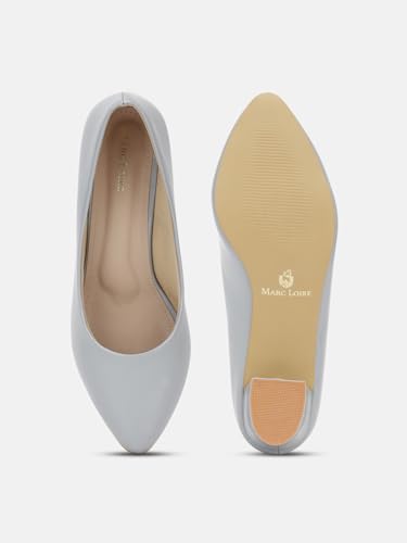 Image of Marc Loire Women's Block Heel Pump Shoes for Office, Party and Formal Occasions