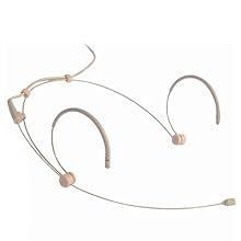 【Fake Microphone Headset】Patented beige coating (Pantone 13-1007 TCX) ensures 10m invisibility with dual-earhook stability, ideal for lectures/theater where discreet presence matters 【Good Material】Medical-grade flexible steel core + infant-safe sili...
