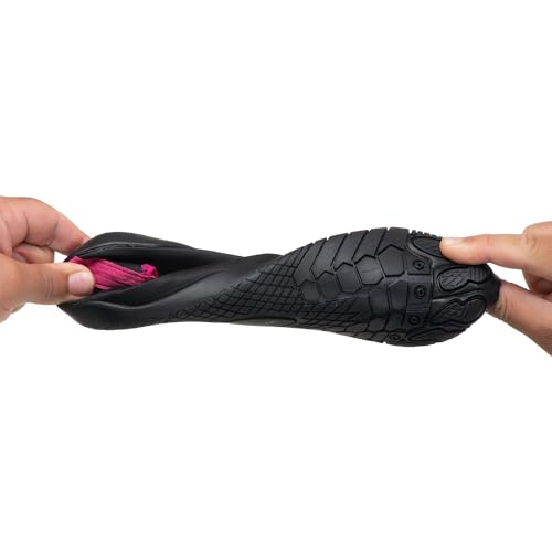 Sapatilha Aquática Neoprene Hibrída Unissex Trilha Náutica (Rosa, BR, Adulto, Numérico, 37)