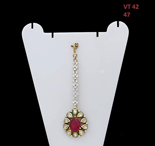 Anillo de rubí rojo para mujer joyería de circonita de pera y cobre chapado en oro fino 2
