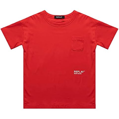 REPLAY SB7300 Cherry Red T-Shirt for Boys Cover
