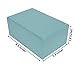 EvriFit Yoga Blocks, High-Density Foam Workout Accessory, Optimal Comfort, Good for All Levels, Teal, 2 Pack