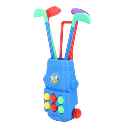 Ensemble de clubs de golf pour enfants : jouet éducatif de sport coloré intérieur et extérieur