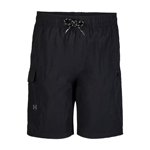 Image of Under Armour Boys 4-Way Stretch Pull-on Tech Shorts, Moisture Wicking, Side Hand Pockets, Outdoor Collection