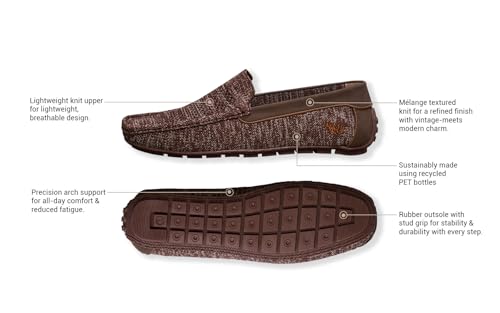 Image of Neeman's The Weave Loafer for Men | Breathable Knit Upper Comfortable, Lightweight & Flexible EVA Sole