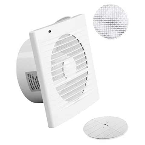 Ventilador extractor IN-OV con válvula antiretorno y mosquitera integrada Cover