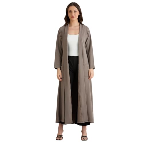 Image of Smarty Pants women's cotton open front trench jacket.