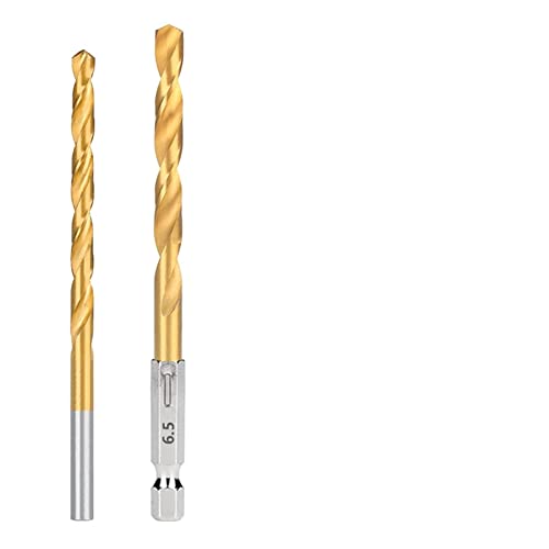 Jeu de forets hélicoïdaux 1.5-12mm en titane pour le perçage précis du bois et du métal, 13 pièces
