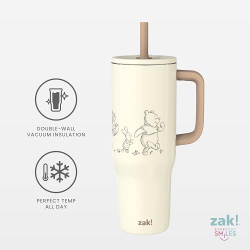 Image of Zak Designs Disney Winnie the Pooh 30oz Spillproof Insulated Travel Tumbler
