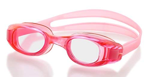 BEEMO Swimming Goggles for Adults - Pink - Universal Leak Resistant Eye-Socket Fit, Ultra UV Protection, Fully Adjustable Latex Free Split Strap