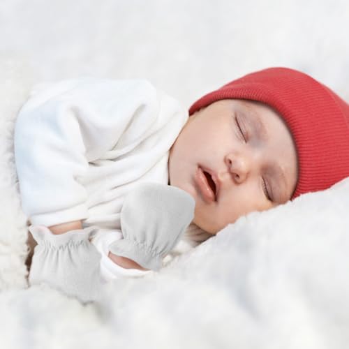 DRESHOW Neugeborenes Baby Fäustlinge Kleinkind Handschuhe Keine Kratzer Fäustlinge Baumwolle Handschuhe für 0-6 Monate