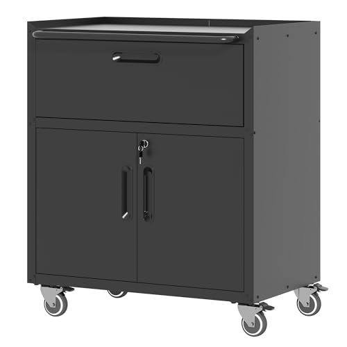 Image of Metal Storage Cabinet for Garage, Tool Cabinet, Utility Cabinet