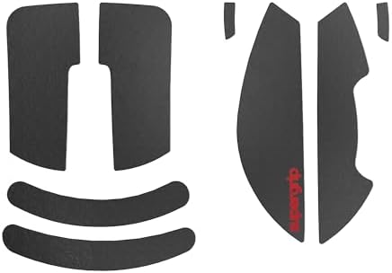 Pulsar Gaming Gears SUPERGRIP Griptape Set for Razer Viper V3 Pro Sweat Absorbing High Performance Anti Slip 3M Adhesive no Residue Mouse Grip Tape Ultra-Thin 0.5mm (0.02in)