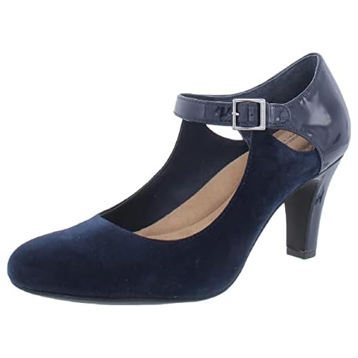 Giani Bernini Womens Velmah Suede Mary Jane Heels Navy 7 Wide (C,D,W)