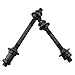 ZRM&E 2pcs Durable Steel Axles Black Hollow Hub Shaft Front and Rear Axle Kit MTB Quick Release Bicycle Hub 108mm, 145mm for Mountain MTB Bike