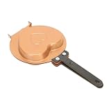 【With Long Handle】: This Cake Griddle Pan has a comfortable, sturdy, and long handle. heat insulation, and durability 【Quick And Easy to Cook】: Quick heat conduction and uniform heating, making cooking easier. A Pancake griddle can also be used for o...