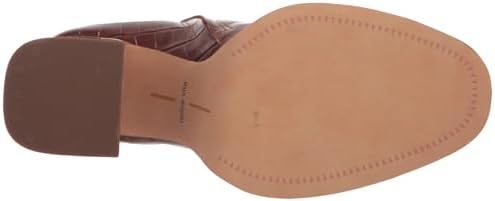 Dolce Vita Women's LOCHLY Fashion Boot, Walnut Embossed Leather, 7.5 | Image 3
