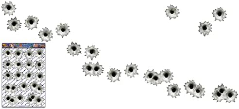 Bullet Holes CAR Decal Funny Joke Party Large Vinyl Sticker Pack for Laptop Luggage Bicycle Motorcycle Caravans Van Camper Trucks - JAS Stickers - US10_3