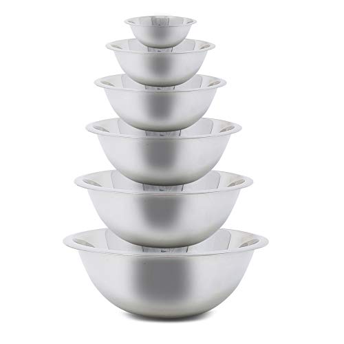 Set de 6 Tazones Mezcladores Acero Inoxidable Cuissentials miniatura 1