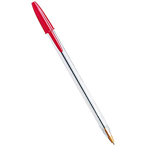 BIC EE. UU. Inc Cristal bolígrafo Rojo (Set de 3)