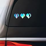 Video Game Hearts Lives Sticker Decal Notebook Car Laptop | Holographic | 5.5'x1.5'