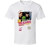 kid icarus uprising Closed way square mouth Kid Icarus Retro Box Art Video Game T Shirt -WhiteL