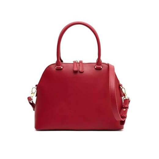 MISAKO Denixa Bowlingtasche mit abnehmbarem Schulterriemen Damen - Denixa Rot 22x30x11cm