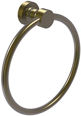 Allied Brass FT-16 Foxtrot Collection Towel Ring, Antique Brass