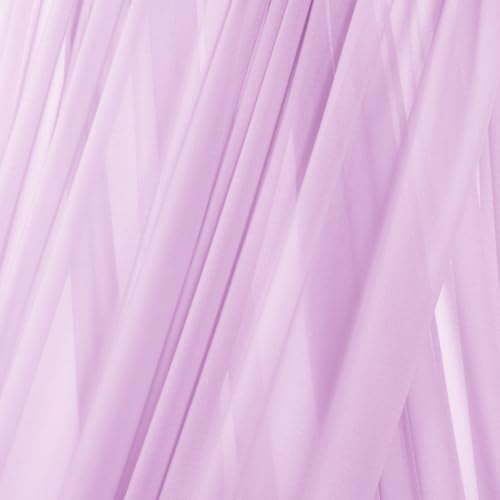 Image of MLMC Lilac Purple Wedding Arch Draping Fabric 2 Panels 29 inch x 20 FT Extra Long Lavender Gauze Drapes Sheer Backdrop Curtains 6.6 Yards Outdoor Drapery Panels for Wedding Party Ceiling Decoration