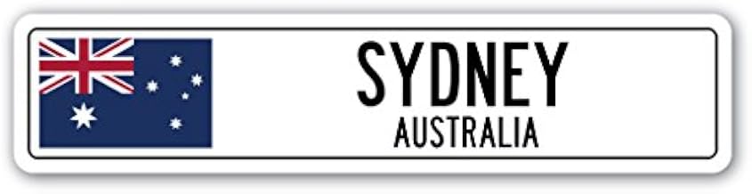 Sydney, Australia Street Sign Australian Flag City Country Road Wall Gift