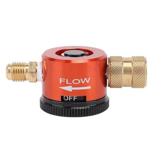 FLEXMAN Nitrogen Purge Tool, Brass Nitrogen Purging Regulator with 1/4 Inch Flare Fitting for HVAC System Maintenance
