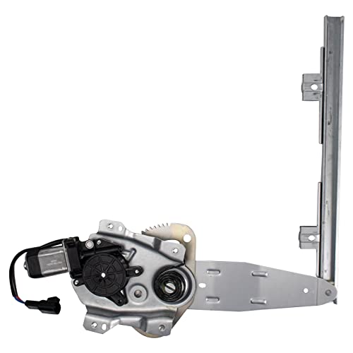 Image of TRQ Rear Left Power Window Regulator & Motor Assembly Drivers Side Compatible with 1996-2002 Saturn SL SL1 SL2 1996-1999 SW1 1996-2001 SW2