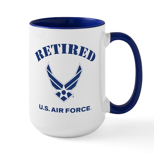 Taza Cerámica Café 15 oz U.S. Air Force Retired miniatura 1