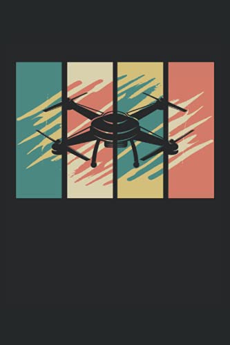  Drones Quadrocopter Drone Flying: Notebook