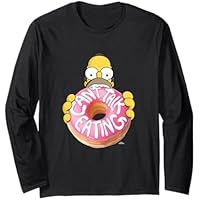 Homero de Los Simpson no puede hablar comiendo rosquillas Manga